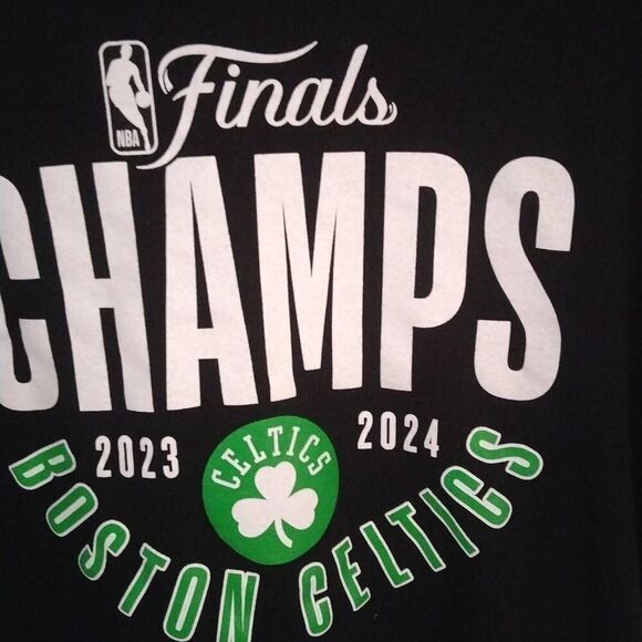 NBA Boston Celtics Champs T-shirt XXL Black NWOT - Picture 7 of 8